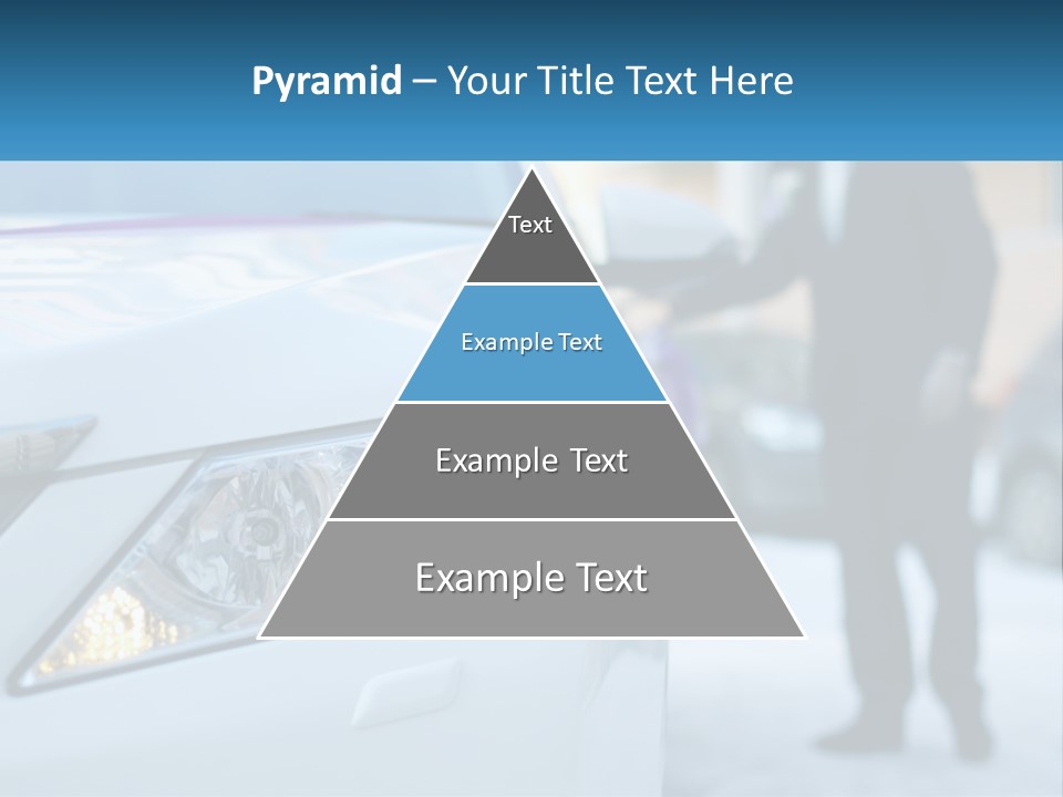 A Man In A Suit Standing Next To A Car PowerPoint Template