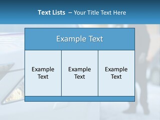 A Man In A Suit Standing Next To A Car PowerPoint Template