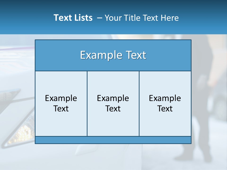A Man In A Suit Standing Next To A Car PowerPoint Template