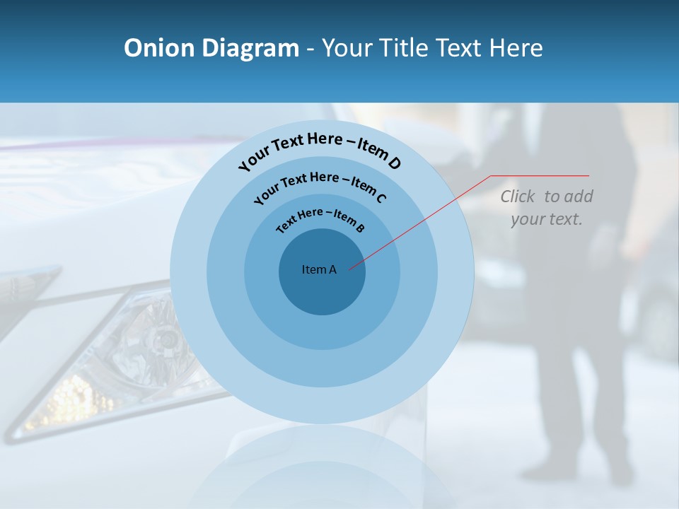 A Man In A Suit Standing Next To A Car PowerPoint Template