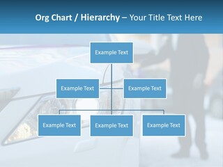 A Man In A Suit Standing Next To A Car PowerPoint Template