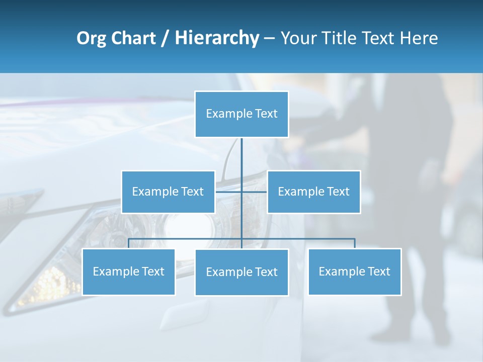 A Man In A Suit Standing Next To A Car PowerPoint Template