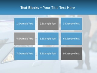 A Man In A Suit Standing Next To A Car PowerPoint Template