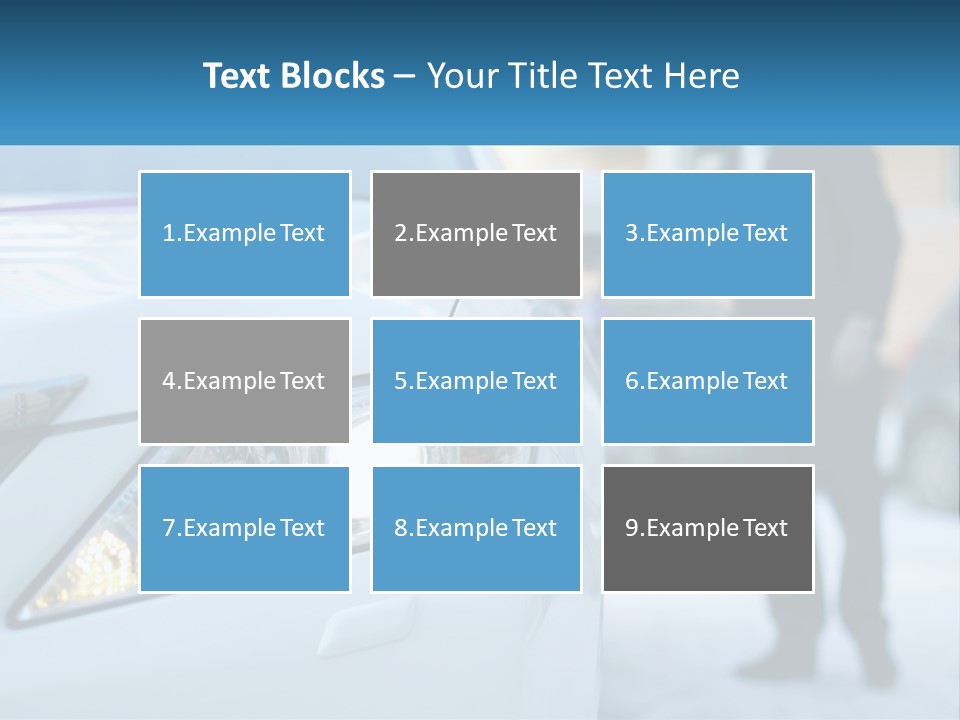 A Man In A Suit Standing Next To A Car PowerPoint Template