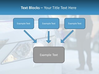 A Man In A Suit Standing Next To A Car PowerPoint Template
