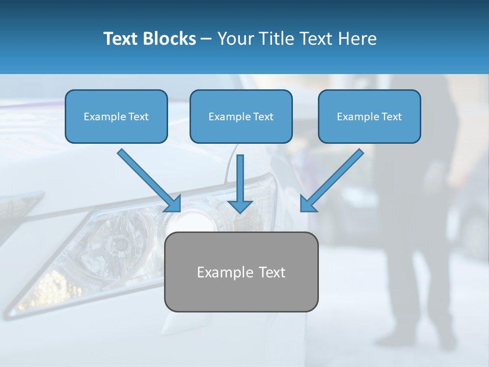 A Man In A Suit Standing Next To A Car PowerPoint Template
