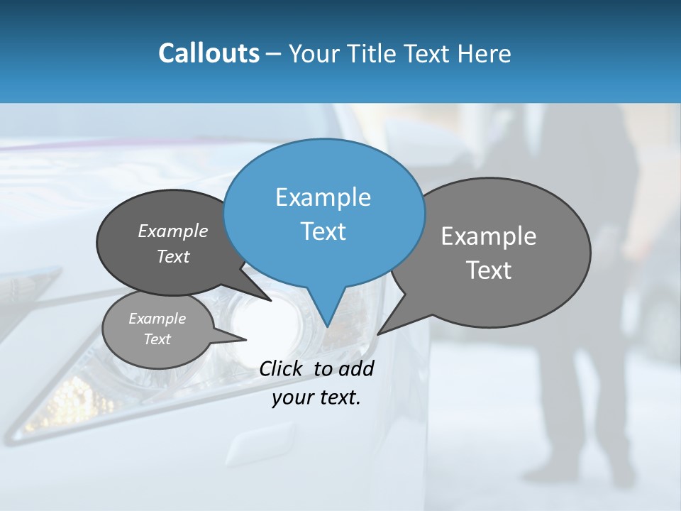 A Man In A Suit Standing Next To A Car PowerPoint Template