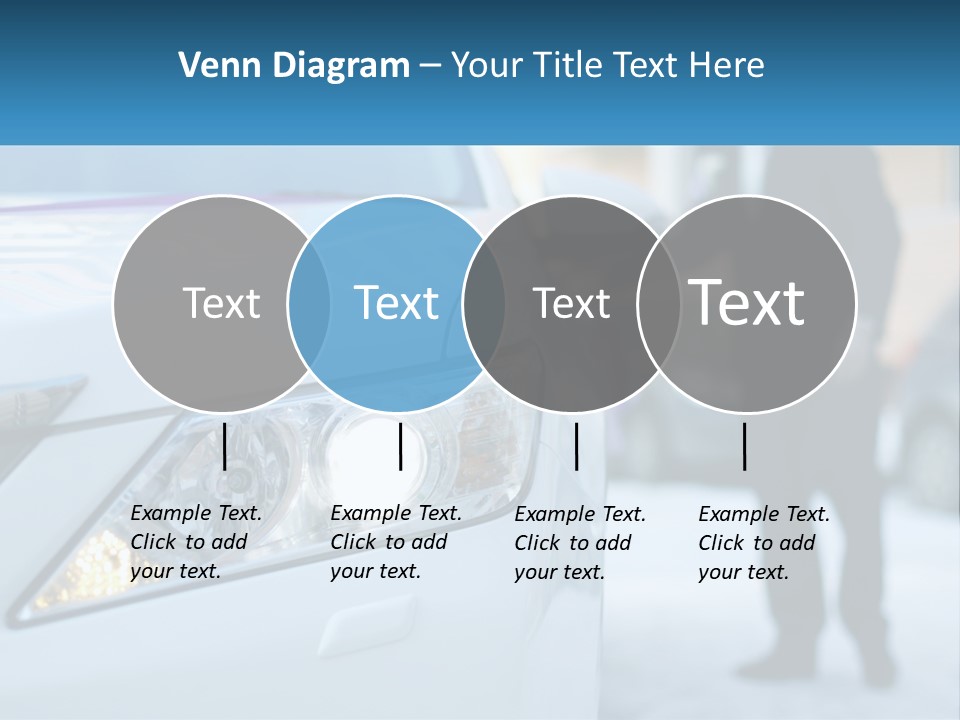A Man In A Suit Standing Next To A Car PowerPoint Template