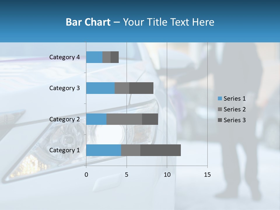 A Man In A Suit Standing Next To A Car PowerPoint Template