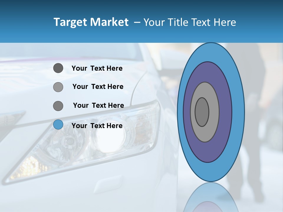 A Man In A Suit Standing Next To A Car PowerPoint Template