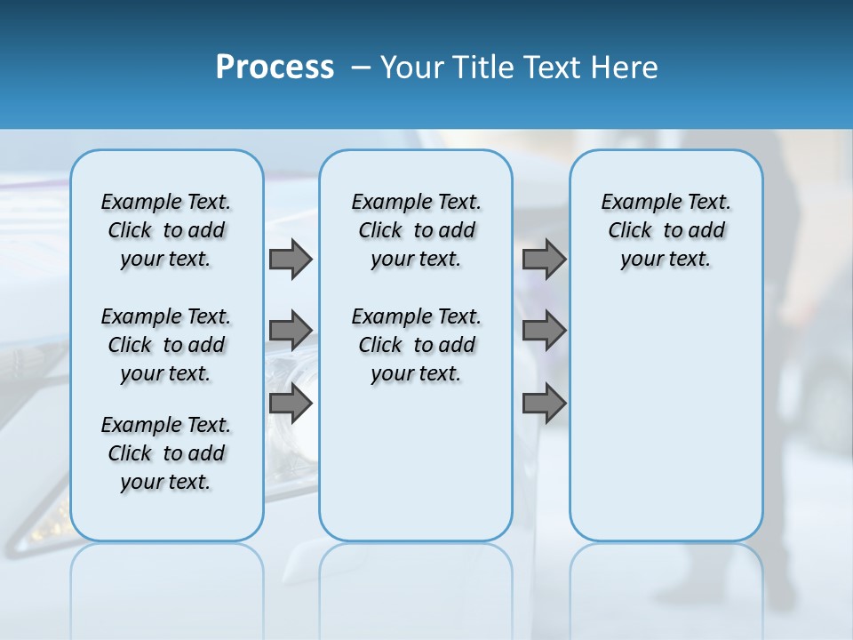 A Man In A Suit Standing Next To A Car PowerPoint Template