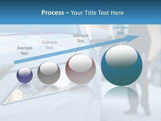 A Man In A Suit Standing Next To A Car PowerPoint Template