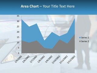A Man In A Suit Standing Next To A Car PowerPoint Template