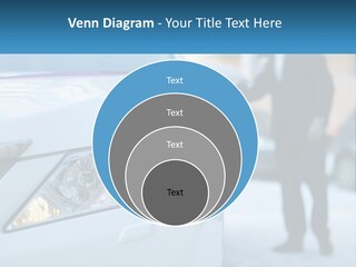 A Man In A Suit Standing Next To A Car PowerPoint Template