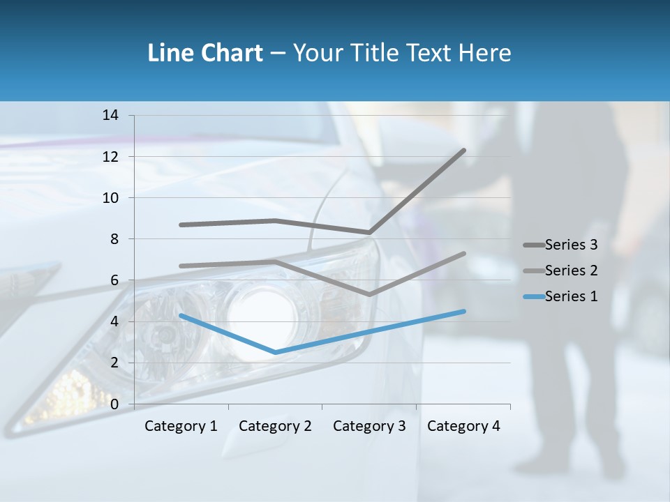 A Man In A Suit Standing Next To A Car PowerPoint Template