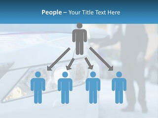 A Man In A Suit Standing Next To A Car PowerPoint Template