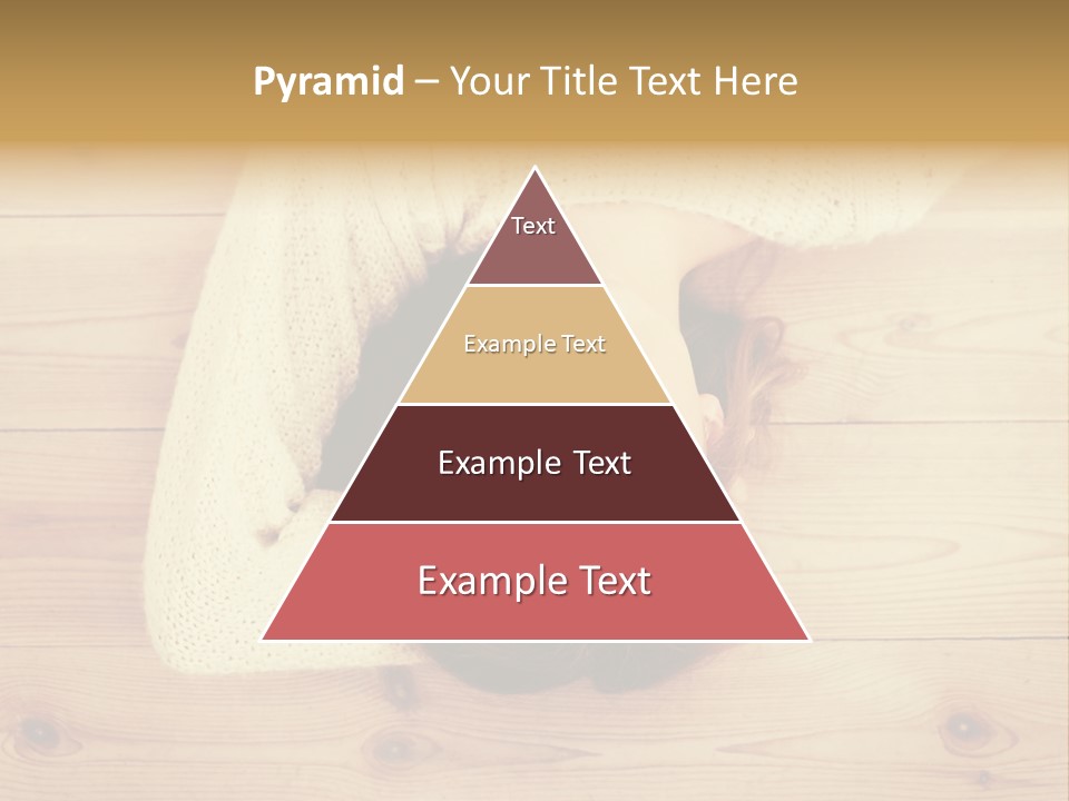 A Woman Laying Down On A Wooden Floor With Her Eyes Closed PowerPoint Template