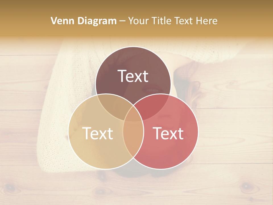 A Woman Laying Down On A Wooden Floor With Her Eyes Closed PowerPoint Template