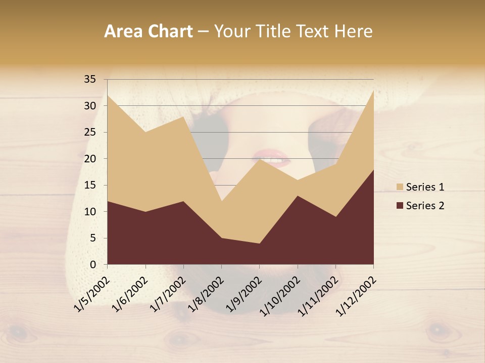 A Woman Laying Down On A Wooden Floor With Her Eyes Closed PowerPoint Template
