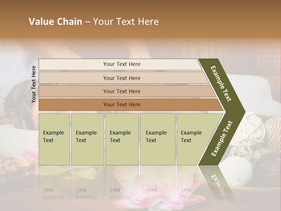 A Woman Getting A Back Massage At A Spa PowerPoint Template