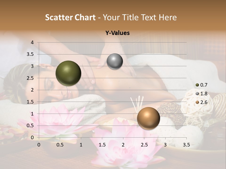 A Woman Getting A Back Massage At A Spa PowerPoint Template