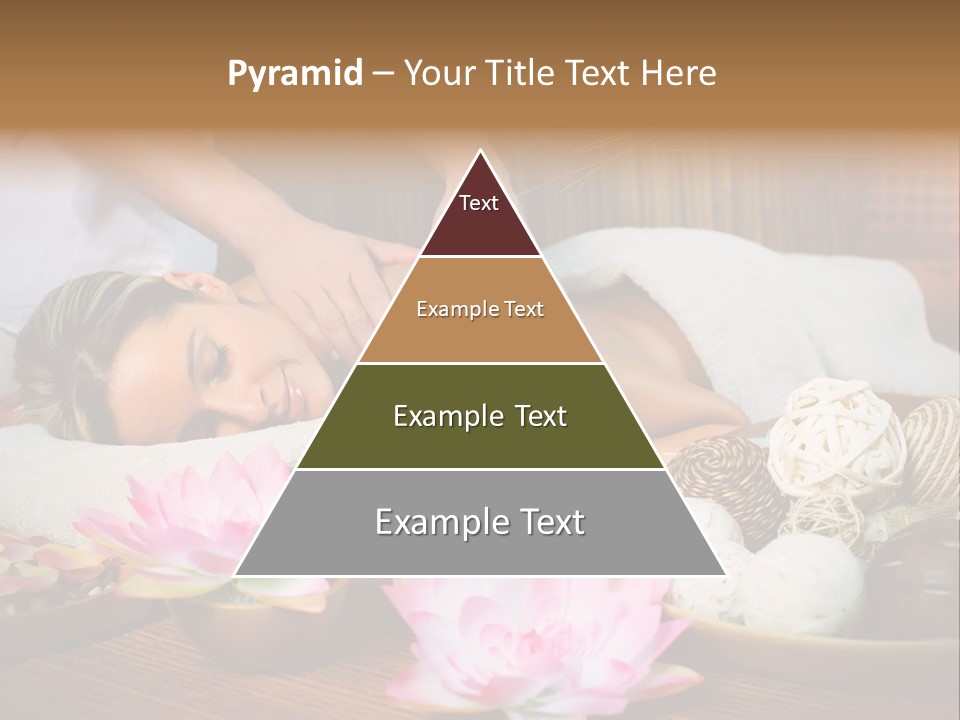 A Woman Getting A Back Massage At A Spa PowerPoint Template