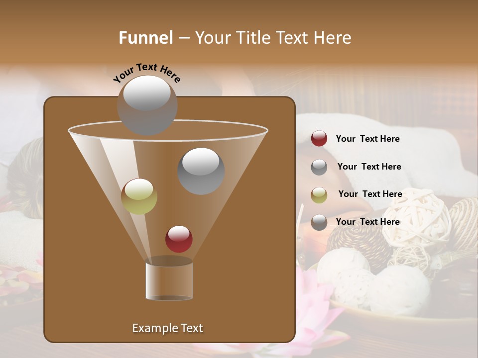 A Woman Getting A Back Massage At A Spa PowerPoint Template