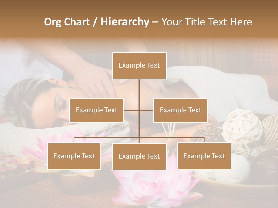 A Woman Getting A Back Massage At A Spa PowerPoint Template