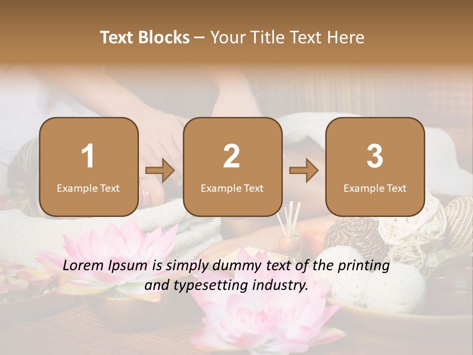 A Woman Getting A Back Massage At A Spa PowerPoint Template