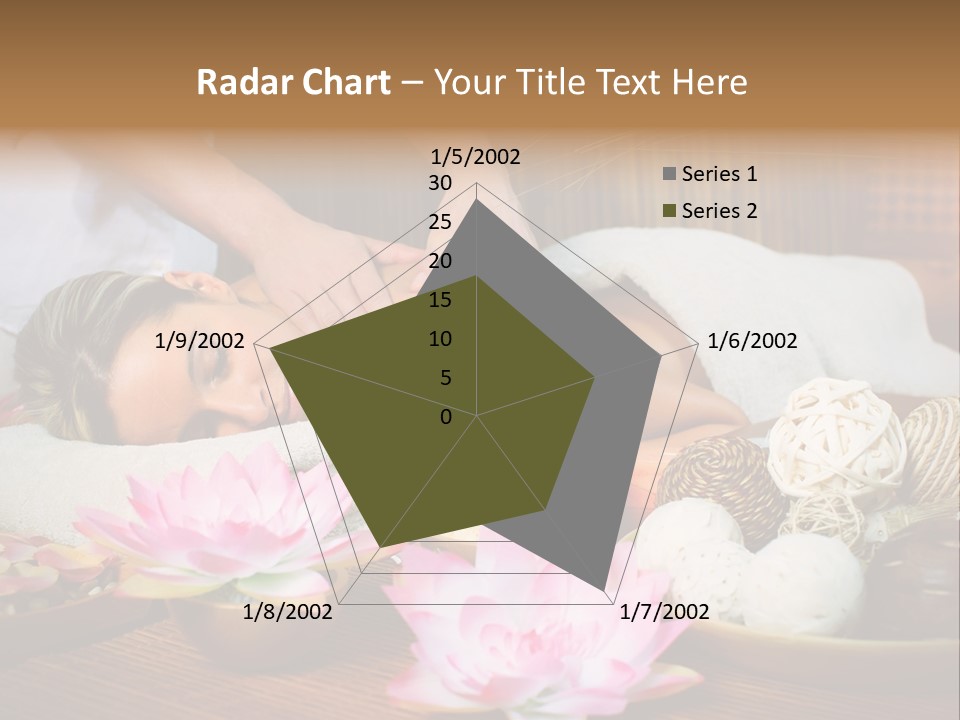 A Woman Getting A Back Massage At A Spa PowerPoint Template