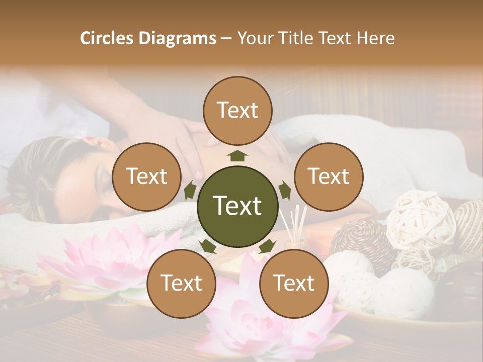 A Woman Getting A Back Massage At A Spa PowerPoint Template