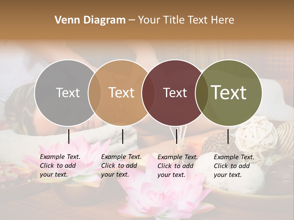 A Woman Getting A Back Massage At A Spa PowerPoint Template