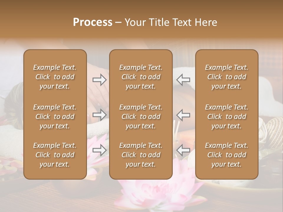 A Woman Getting A Back Massage At A Spa PowerPoint Template