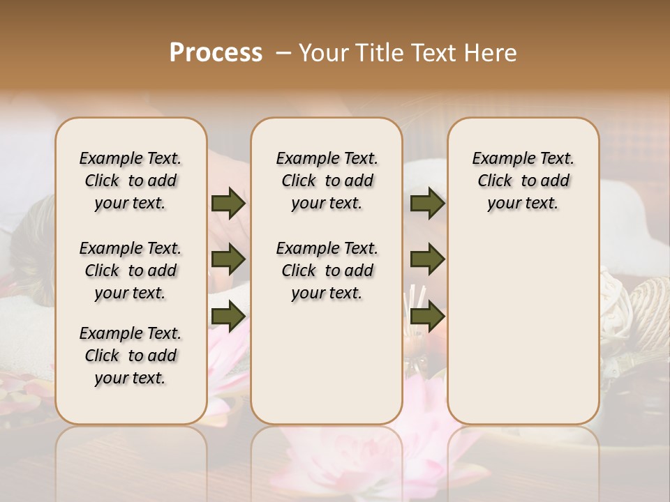 A Woman Getting A Back Massage At A Spa PowerPoint Template