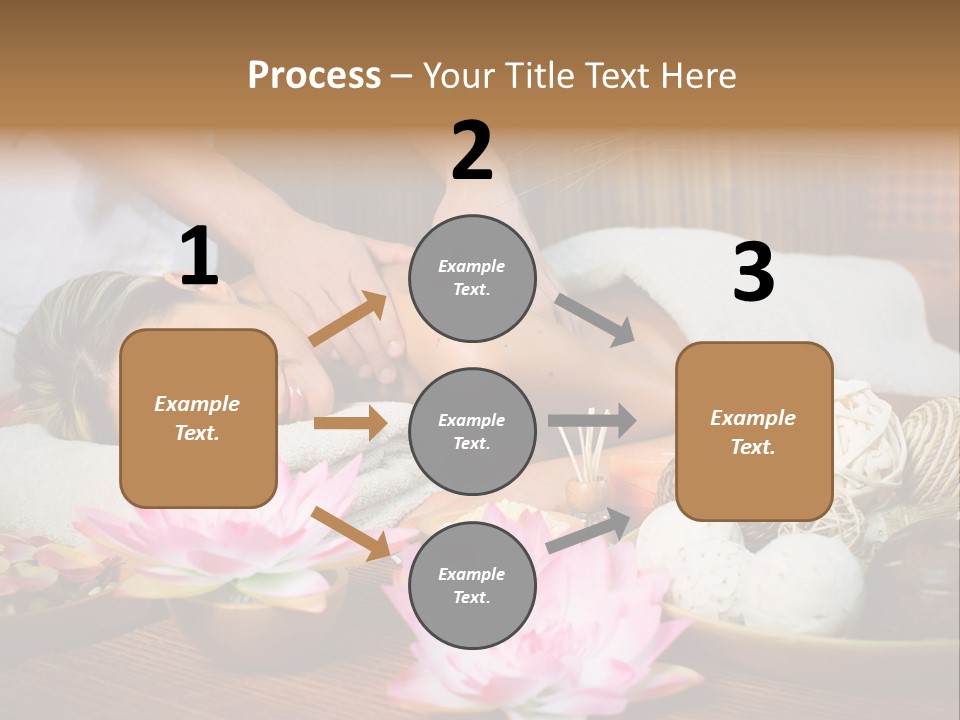 A Woman Getting A Back Massage At A Spa PowerPoint Template