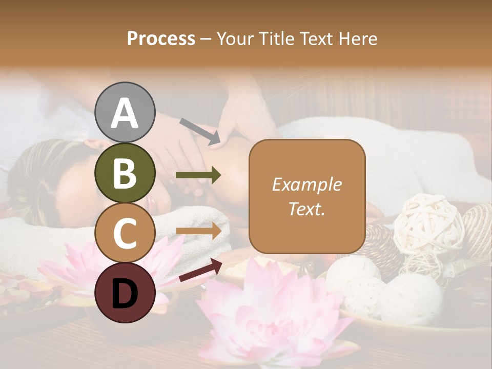 A Woman Getting A Back Massage At A Spa PowerPoint Template