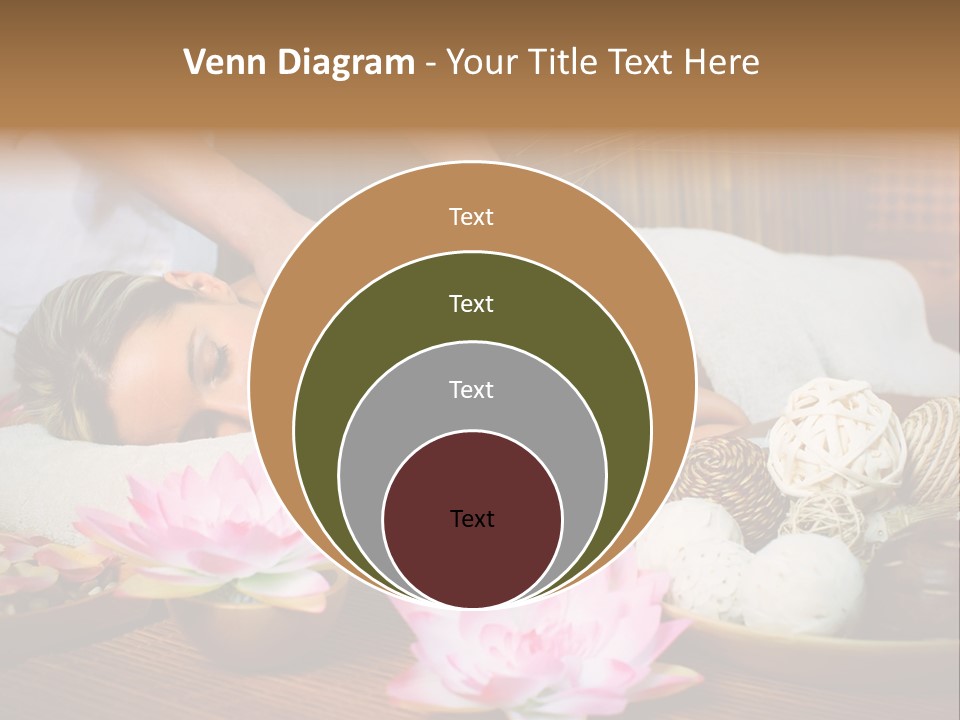 A Woman Getting A Back Massage At A Spa PowerPoint Template