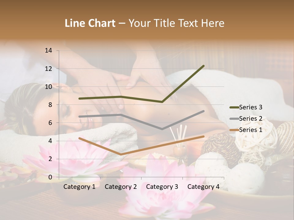 A Woman Getting A Back Massage At A Spa PowerPoint Template