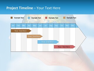 A Person Holding A Small Globe In Their Hand PowerPoint Template