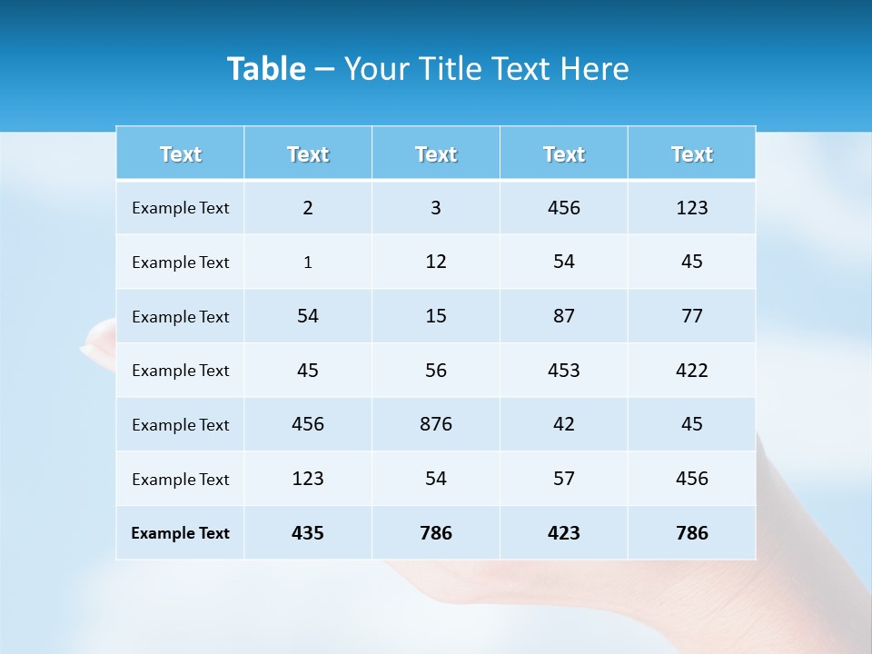 A Person Holding A Small Globe In Their Hand PowerPoint Template