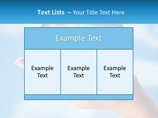 A Person Holding A Small Globe In Their Hand PowerPoint Template