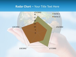 A Person Holding A Small Globe In Their Hand PowerPoint Template