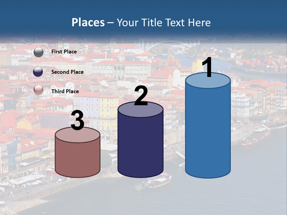 A Large Body Of Water With A City In The Background PowerPoint Template