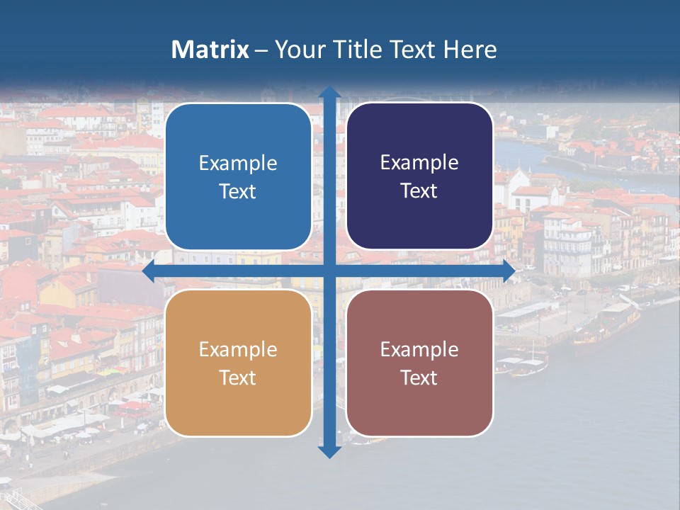 A Large Body Of Water With A City In The Background PowerPoint Template