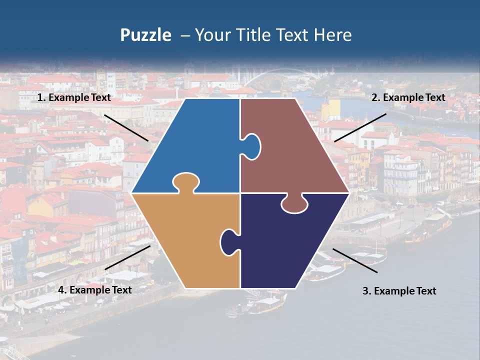 A Large Body Of Water With A City In The Background PowerPoint Template