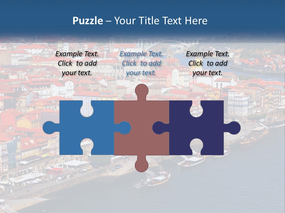 A Large Body Of Water With A City In The Background PowerPoint Template