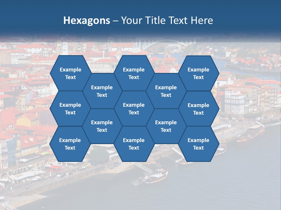 A Large Body Of Water With A City In The Background PowerPoint Template