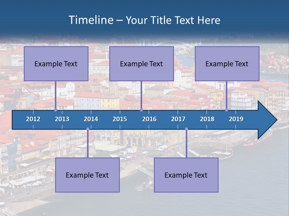 A Large Body Of Water With A City In The Background PowerPoint Template