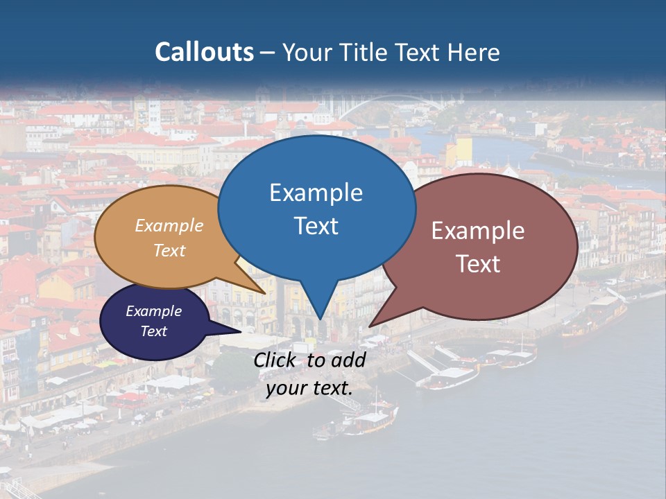 A Large Body Of Water With A City In The Background PowerPoint Template