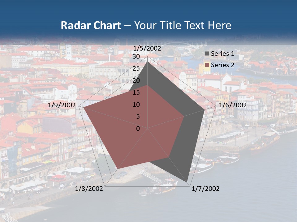 A Large Body Of Water With A City In The Background PowerPoint Template